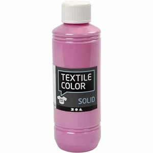 Textil Solid, rosa, täckande, 250 ml